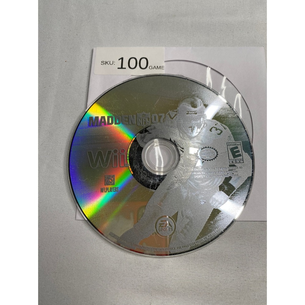 Madden NFL 07 Nintendo Wii